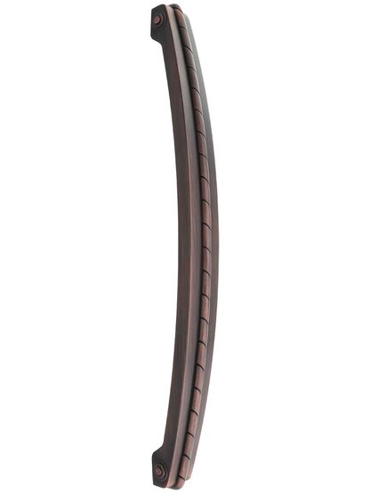 Rhodes Rope Detail Appliance Pull - 12 inch Center-to-Center in Brushed Oil Rubbed Bronze.